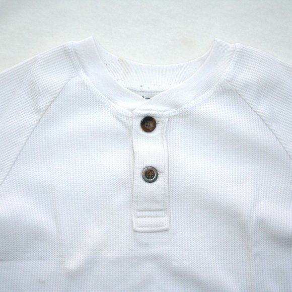 ❄️5T BOY WAFFLE KNIT THERMAL LONG SLEEVE SHIRT LOT of 2 SHIRTS WARM EUC LAYERING - Picture 4 of 16